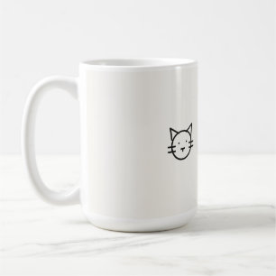 De Café Caneca My Cat Thinks I Work for Them Duas Cores