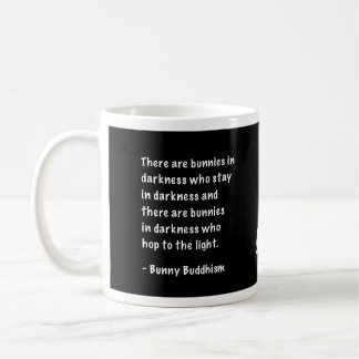 De Café Caneca na escuridão do budismo do coelho "coelhos"
