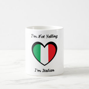 De Café CANECA Não Estou Gritando Sou Italiano