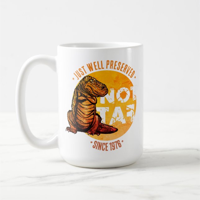 De Café Caneca Não Gordo, Bem Preservado Desde [ Ano ] (Esquerda)