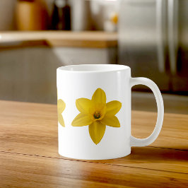De Café Caneca Narcisos Amarelos