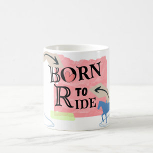 De Café Caneca nascida para cavalgar para ela