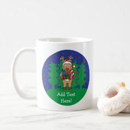 De Café Caneca Natal 11 oz. Reindeer Ofertas Personalizar