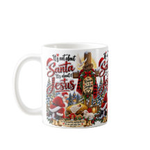 Caneca Natal Papai Noel Jesus Feliz Natal