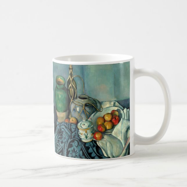 De Café Caneca Natureza-Morta com Maçãs (Direita)