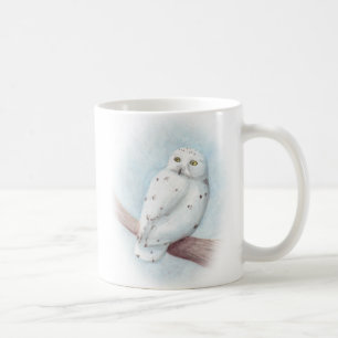 De Café Caneca nevado da coruja
