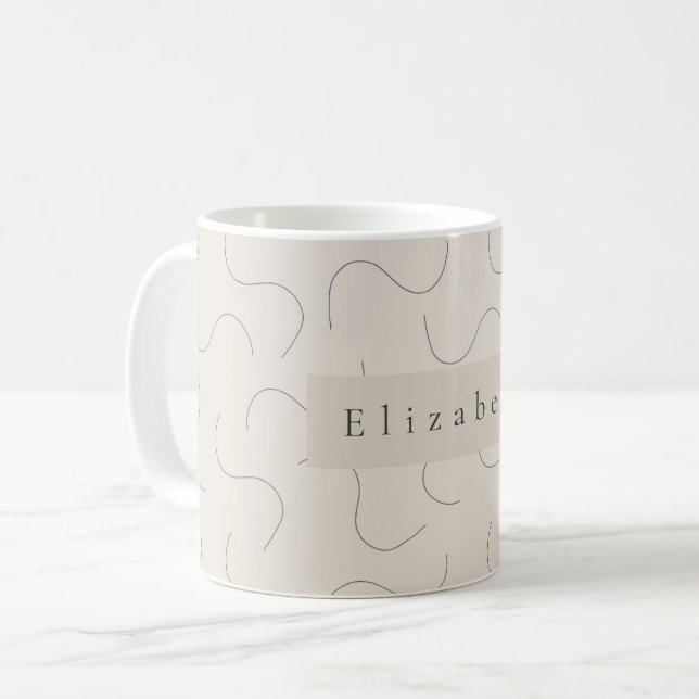 De Café Caneca Nome Moderno  (Frente Esquerda)