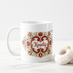 De Café Caneca Nórdica Rosemaling, “Koselig” Design Escand