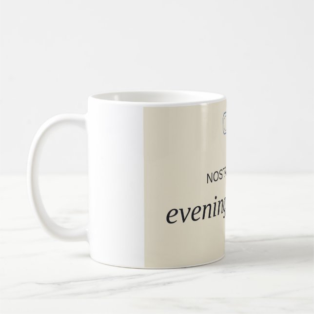 De Café Caneca Nostalgia É Minha Volta Para Casa (Esquerda)