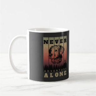 De Café Caneca Nunca Aventure Sozinho
