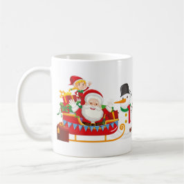 De Café Caneca O Papai Noel Está Chegando à Cidade
