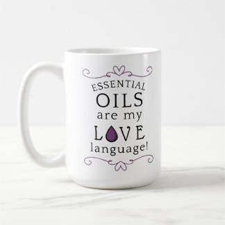 De Café Caneca Óleos São Minha Linguagem do Amor Lavanda/R