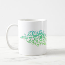 De Café Caneca Olhos Florais