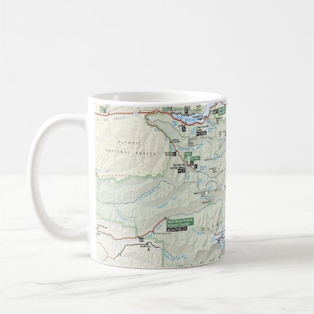 De Café Caneca olímpica do mapa (Esquerda)
