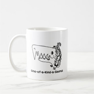 De Café Caneca One-of-a-Kind-a-Saurus Arte Roarsome