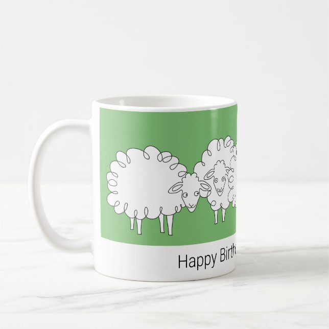 De Café Caneca Ovelha Caprichosa (Esquerda)