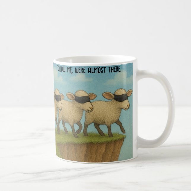 De Café Caneca Ovelha Me Siga (Direita)