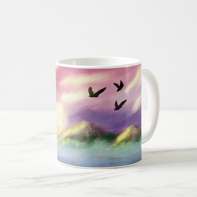 De Café Caneca paisagem bonita (Frente Esquerda)