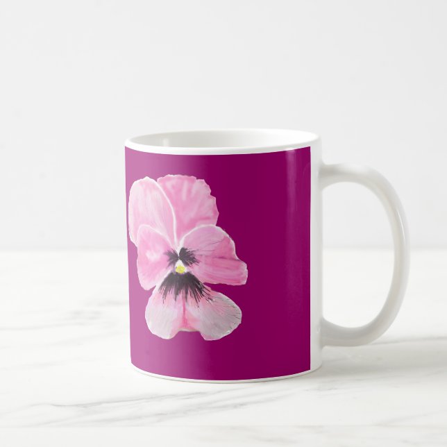 De Café Caneca Pansosa Rosa (Direita)