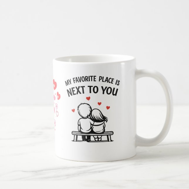 De Café Caneca para Casal Romântico – Amantes (Direita)