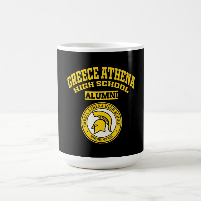 De Café Caneca para ex-alunos da Greece Athena High School (Centro)