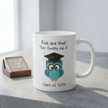 Caneca para graduados Acorde e brilhe Você finalme