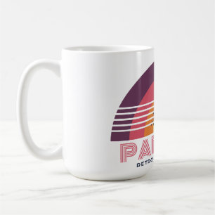 De Café Caneca Paris 89 Retro Pôr do Sol Retro 80s Pôr do