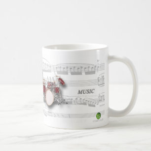 De Café Caneca partitura e bateria