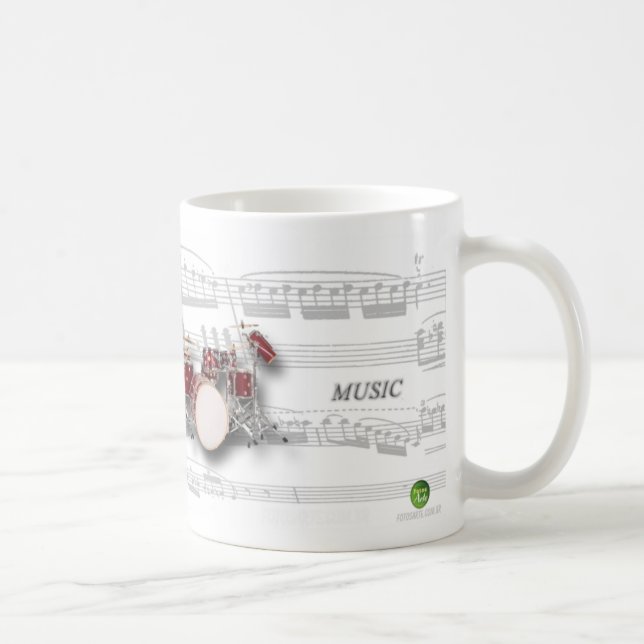 De Café Caneca partitura e bateria (Direita)