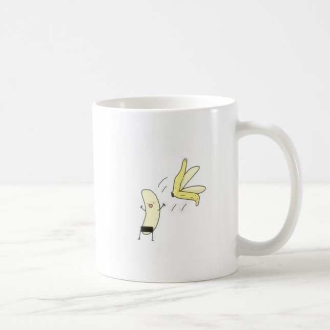 De Café Caneca parva da banana (Direita)