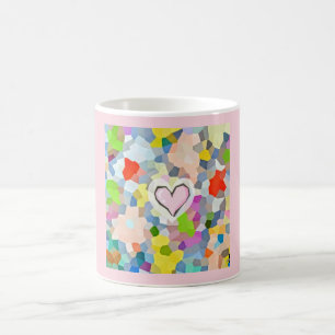 De Café Caneca Pastel clássica do impressão