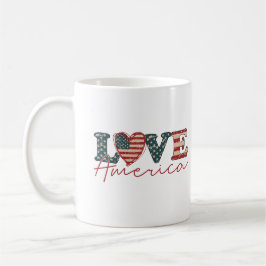 De Café Caneca Patriótica Ame a América