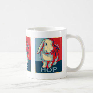 De Café Caneca patriótica do coelho 11oz