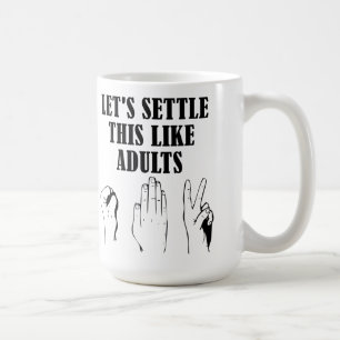 De Café Caneca Pedra Papel Tesoura