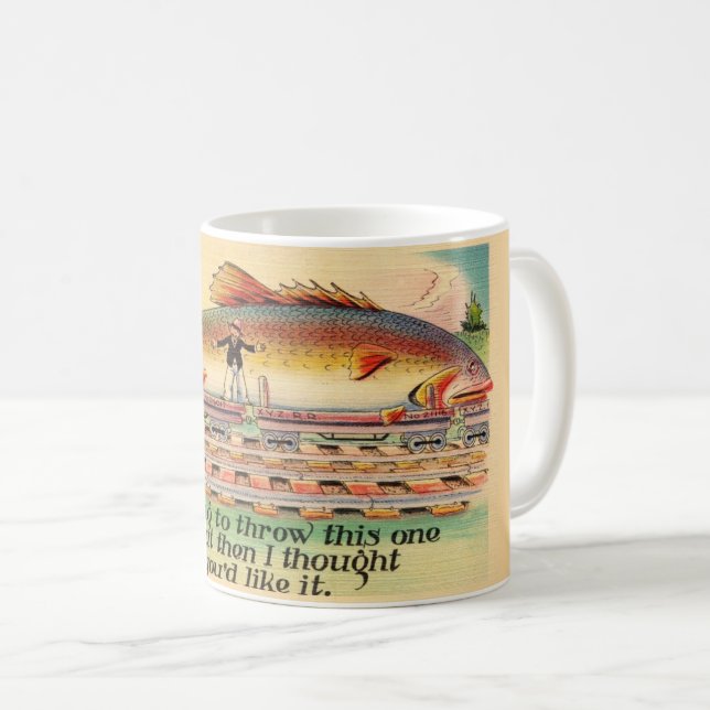 De Café Caneca Peixe Esquisito (Frente Esquerda)