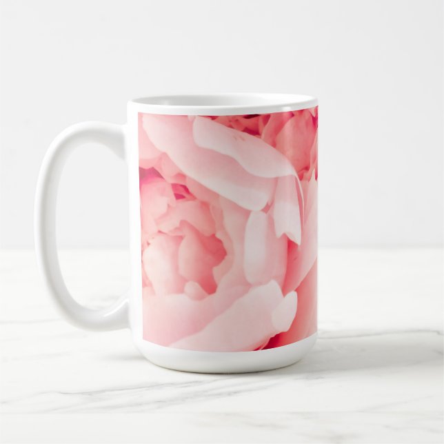 De Café Caneca Peônias Rosa (Esquerda)