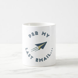 De Café Caneca Per Meu Último E-mail
