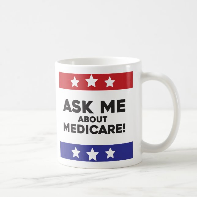De Café Caneca Pergunte-me sobre o Medicare (Direita)