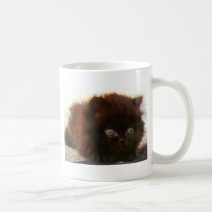 De Café Caneca persa preta do gatinho