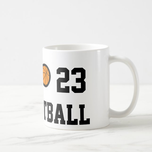 De Café Caneca | Personalizable do basquetebol do número (Direita)