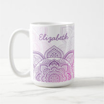 Caneca Personalizada 450ml Rosaline Mandala