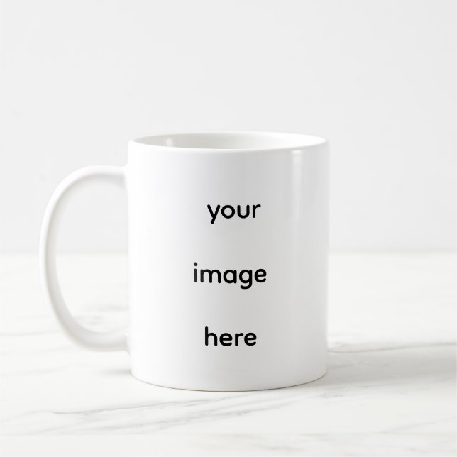 De Café Caneca Personalizada – Adicione Sua Foto, Nome e T (Esquerda)