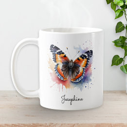 De Café Caneca Personalizada Borboleta Pavão-de-fogo em Aq