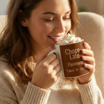 Caneca Personalizada Choco-Late Vá com Calma