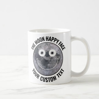 De Café Caneca Personalizada Com a Cara Feliz da Lua