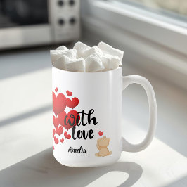 De Café Caneca Personalizada Com Amor