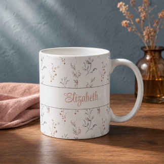 De Café Caneca Personalizada com Nome Botânico Neutro