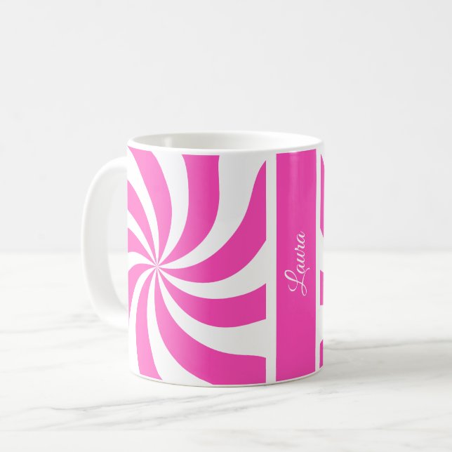De Café Caneca Personalizada com Nome Customizado e Redemo (Frente Esquerda)