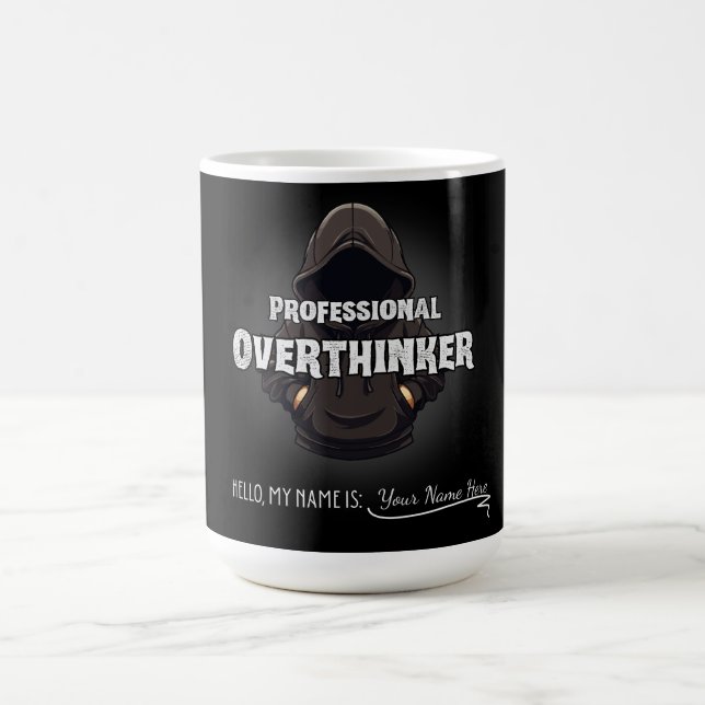 De Café Caneca Personalizada com Nome Engraçado Pensador E (Centro)