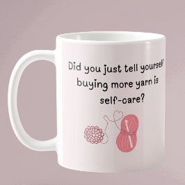 De Café Caneca Personalizada “Comprar Fio é Autocuidado”